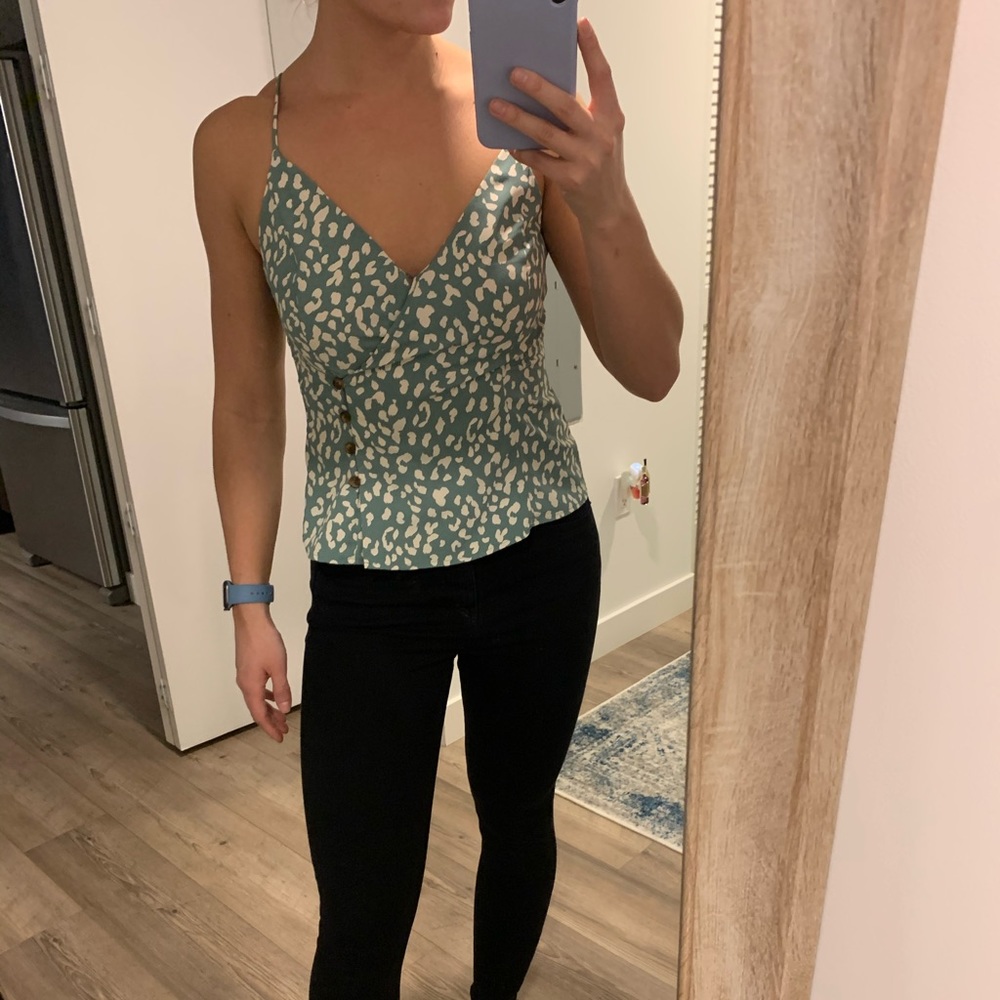 ASTR The label peplum top